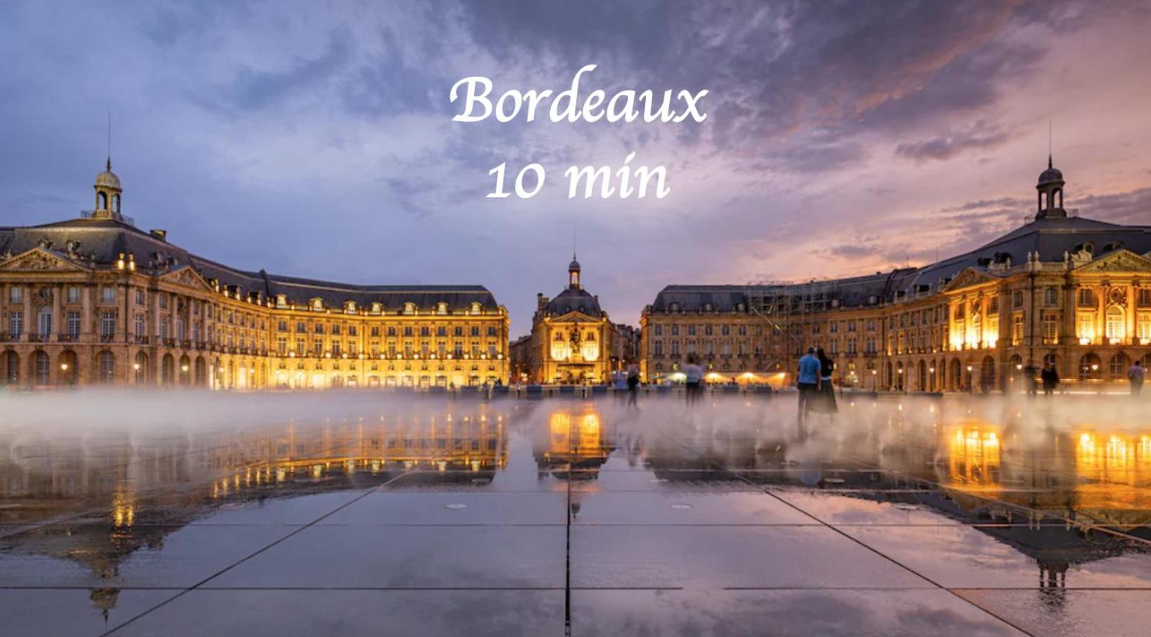 Studio Cosy Wifi Terrasse Chu-Cite Administrative-Primrose Bordeaux Luaran gambar